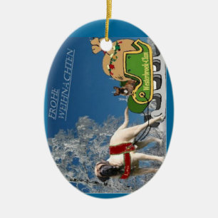 Französische Bulldoggen und Mastiff Motiv Keramikornament