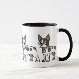 Französische Bulldoggen-und Tasse