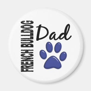 Französische Bulldoggen-Vater 2 Magnet
