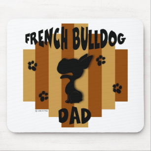Französische Bulldoggen-Vater Mousepad