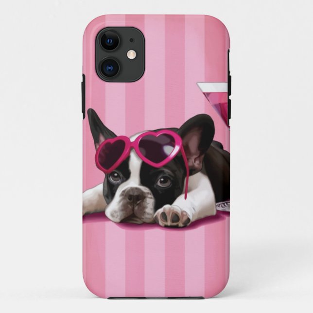 Französische Bulldoggen-Welpe Case-Mate iPhone Hülle (Rückseite)