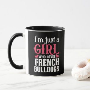 Französische Bulldoggen-Zitat  Tasse