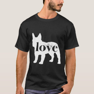 Französische Bulldogie Frenchie Liebe A Vintag S T-Shirt