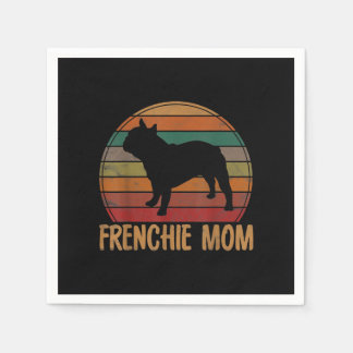 Französische Bulldogin-Mutter | Geschenk für Haust Serviette