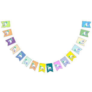 Französische Bulldogs-Fahnen Wimpelkette