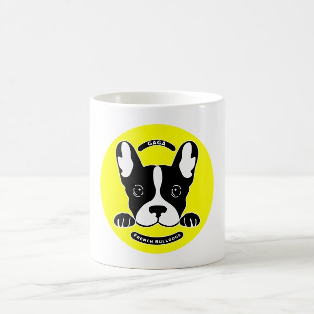 Französische Bulldogs - Niedliche kleine Hunde Kaffeetasse (Mittel)