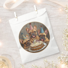 Französische Bulldogs Party Hats Geschenktütchen