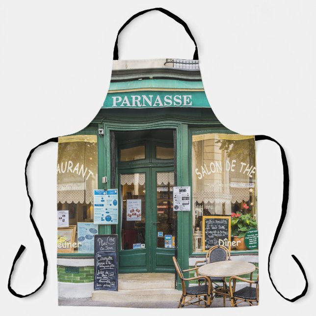 Französische Cafés: Versailles gemütliche Szene. Schürze (Vorderseite)