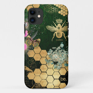 Französische Chic, viktorianisch, Biene, Blütenf Case-Mate iPhone Hülle