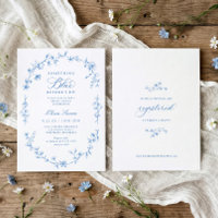 Französische Chinoiserie-Something Blue-Brautparty