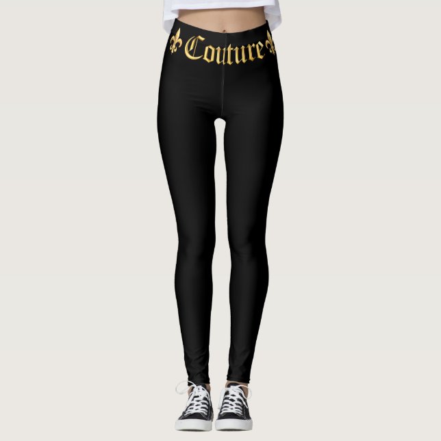 Französische Couture Leggings (Vorderseite)