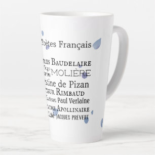 Französische Dichter Latte Tasse