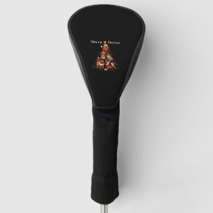 Französische Dogge Dogue de Bordeaux Weihnachtsbau Golf Headcover