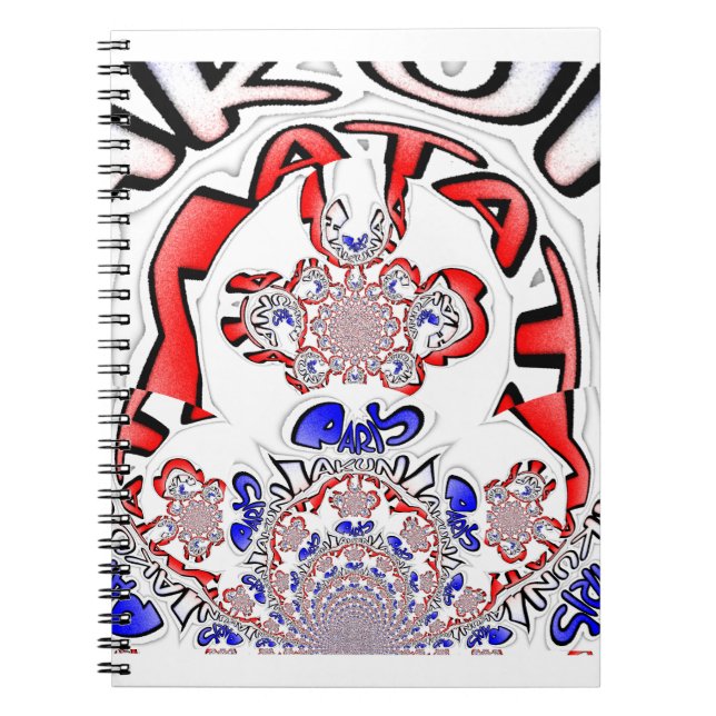 Französische Drehung Hakuna Matata: Einzigartiger  Notizblock (Vorderseite)