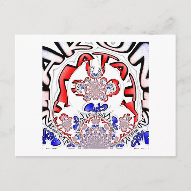 Französische Drehung Hakuna Matata: Einzigartiger  Postkarte (Vorderseite)