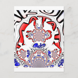 Französische Drehung Hakuna Matata: Einzigartiger  Postkarte