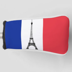 Französische Flagge auf Golf-Kopf-Abdeckungen Golf Headcover