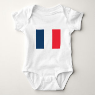 Französische Flagge Baby Strampler