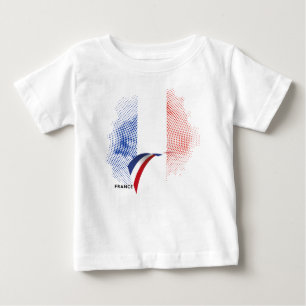 Französische Flagge Baby T-shirt