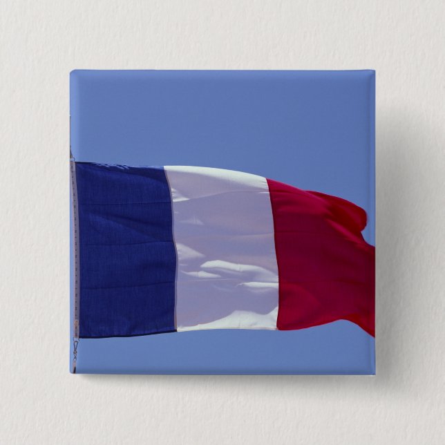 Französische Flagge Button (Vorderseite)