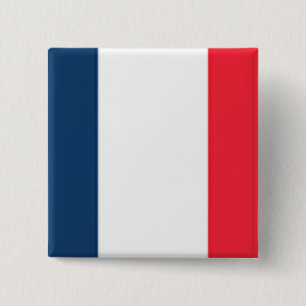 Französische Flagge Button