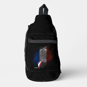 Französische Flagge Crossbody Bag