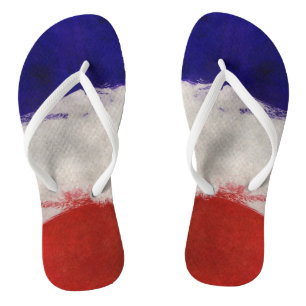 Französische Flagge Flip Flops