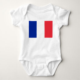 Französische Flagge (Frankreich) Baby Strampler