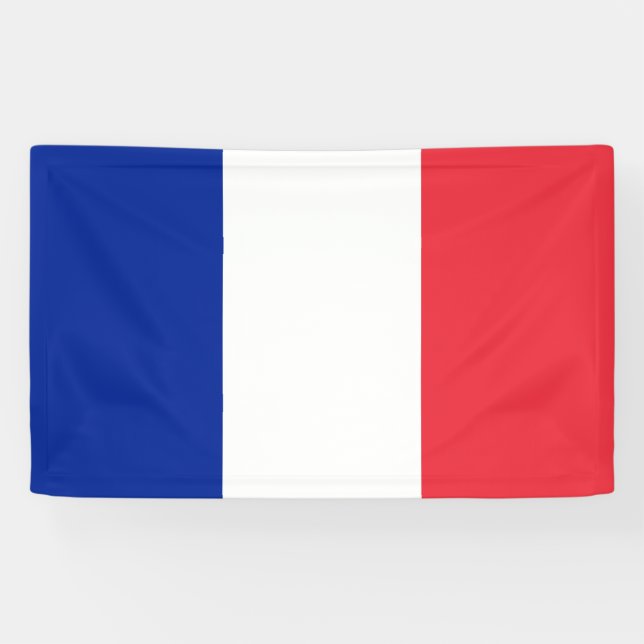 Französische Flagge (Frankreich) Banner (Horizontal)