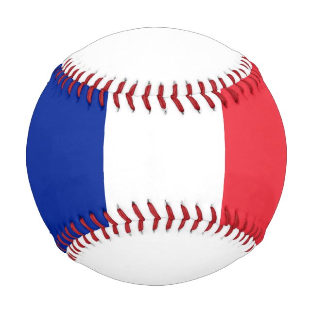 Französische Flagge (Frankreich) Baseball (Vorderseite)