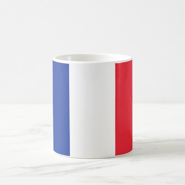 Französische Flagge (Frankreich) Kaffeetasse (Mittel)