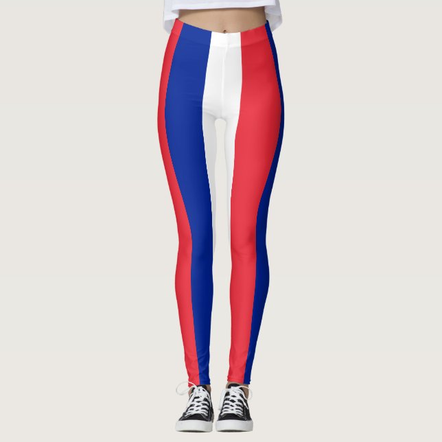 Französische Flagge (Frankreich) Leggings (Vorderseite)