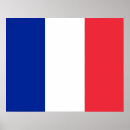 Französische Flagge (Frankreich) Poster