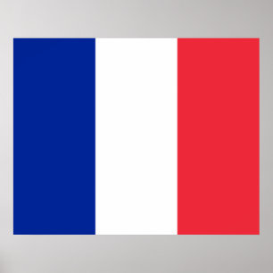 Französische Flagge (Frankreich) Poster