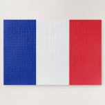 Französische Flagge (Frankreich) Puzzle<br><div class="desc">Dieses Design zeigt die Nationalflagge von Frankreich (offiziell die Französische Republik, République française), ein Land aus dem Großraum Frankreich in der Western Europa und mehrere überseeische Regionen und Gebiete. Die Metropolregion Frankreichs erstreckt sich vom Mittelmeer bis zum Ärmelkanal und der Nordsee und vom Rhein bis zum Atlantischen Ozean. Es grenzt...</div>