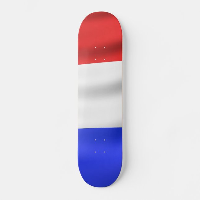 Französische Flagge für Skateboard (Vorderseite)