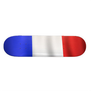Französische Flagge für Skateboard