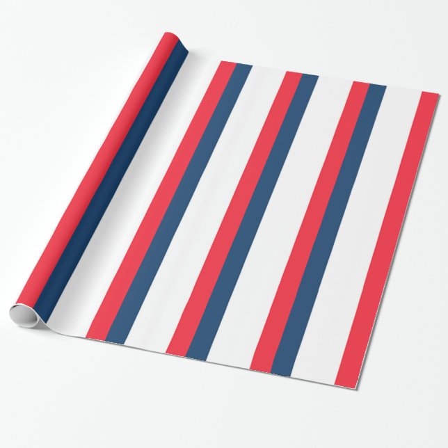 Französische Flagge Geschenkpapier (Ungerollt)