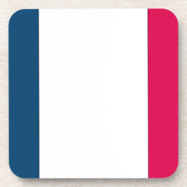 Französische Flagge Getränkeuntersetzer