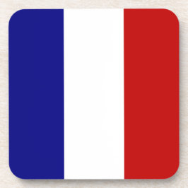 Französische Flagge Getränkeuntersetzer