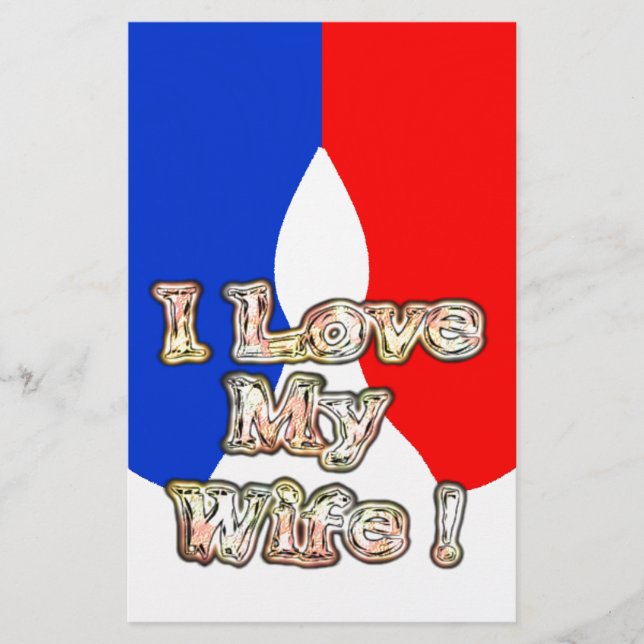 Französische Flagge Hakuna Matata I Liebe Meine Eh Briefpapier (Vorderseite)