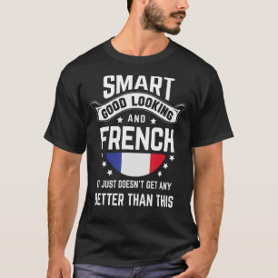 Französische Flagge Indischer Pride Frankreich Fra T-Shirt