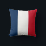 Französische Flagge Kissen<br><div class="desc">Die Nationalflagge Frankreichs.</div>