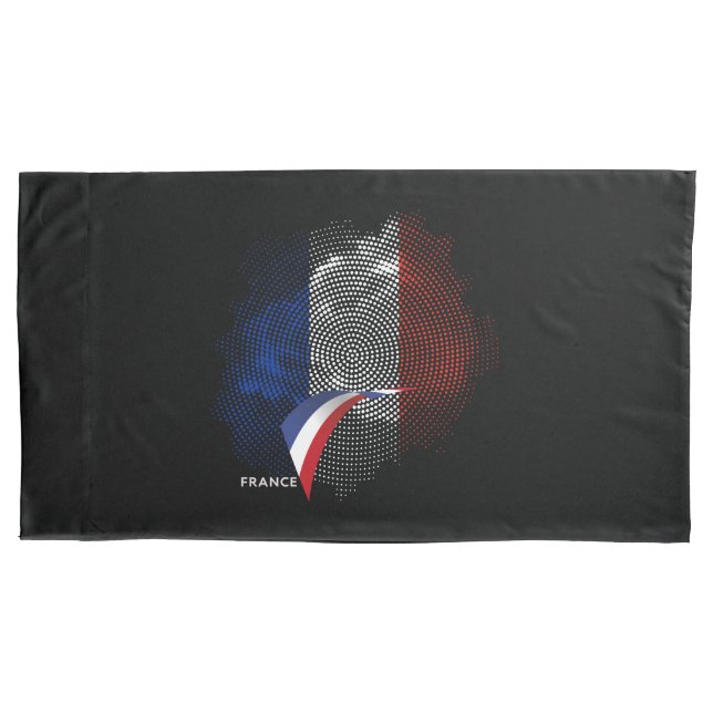 Französische Flagge Kissenbezug (Vorderseite)