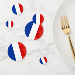 Französische Flagge Konfetti