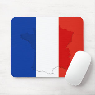 Französische Flagge Mousepad