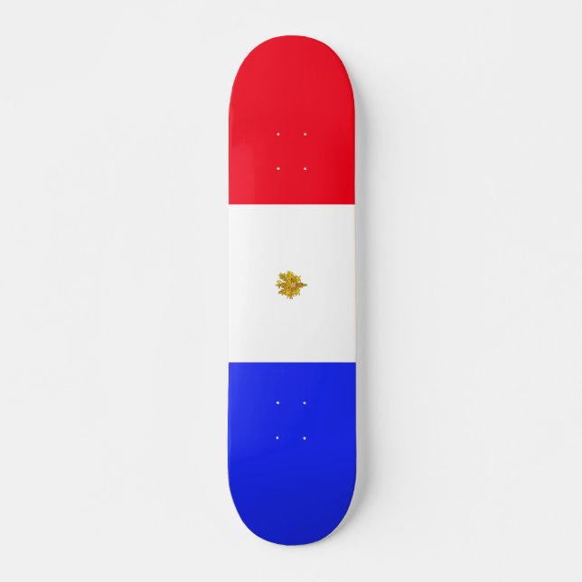 Französische Flagge Skateboard (Vorne)