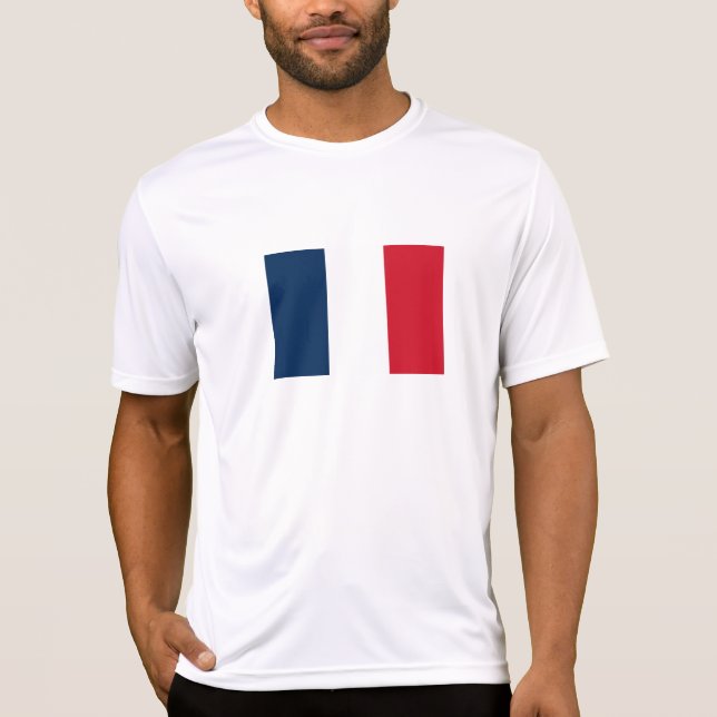 Französische Flagge T-Shirt (Vorderseite)