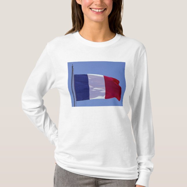 Französische Flagge T-Shirt (Vorderseite)