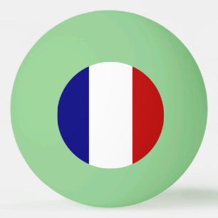 Französische Flagge Tischtennisball